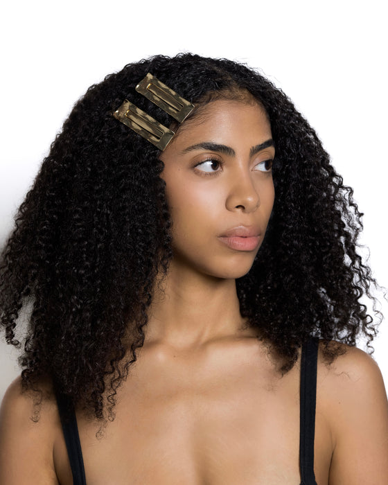 METAL BARRETTE SET | Gold